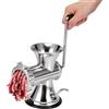 Cocoarm Tritacarne manuale in lega di alluminio tritacarne manuale per carne con manico ergonomico Tritacarne manuale adatto per macinare varie carni e spezie, ventosa a vuoto per un fissaggio fermo