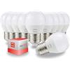 Generico PEGASO - Lampadina LED, attacco grande E27, 7W (Equivalenti a 45W), 525 Lumen, lampadine Led Luce bianca calda 3000K, Massima efficienza e Risparmio Energetico, forma P45 sfera - Pacco da 10 PZ