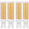 EIMOPE Lampadina LED G9 Dimmerabile da 12W, Lampada Equivalente Alogena da 100W 1200W, Luce Bianco Caldo da 3000K, 1200LM, Senza Sfarfallio, Luce Calda Lampade G9, 220V, CRI> 85, Confezione da 4
