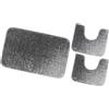 emmevi Tappeto Bagno Morbido Assorbente Antiscivolo Soffice Camera mod.IBISCO (A) PARURE 3 PEZZI GRIGIO
