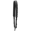 momo mo Cintura Regolabile Donna Tracolla Eco Pelle Cinghia Ricambio Cinturino Catena con Gancio Cinta Spalla per Borsa Portafoglio Borse Rivetto D'argento(Nero)