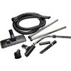 vhbw Set da 9 Pezzi di Accessori compatibile con Aspirapolvere Philips, AEG, Electrolux, Dirt Devil, Rowenta, Numatic, Miele, Bosch, Siemens con attacco da 32mm