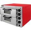 Kukoo - Forno Elettrico Professionale a Doppio Ripiano per Pizza da 40cm