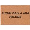 Social crazy Tappeto zerbino personalizzato -FUORI DALLA MIA PALUDE - cocco naturale ideale per ingressi (COCCO NATURALE, 60X40 CM)