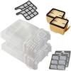 MohMus Set 12 sacchetti per aspirapolvere + 12 Profumi + 2 Filtro HEPA + 2 Filtro motore adatti per Vorwerk Folletto VK 135 136 - VK135, VK136 - FP 135 136 - FP135/136 - con microfibra speciale