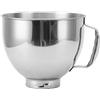 lvifloae Ciotola per impastare Kitchen Aid per planetarie da 4, 4, 5 e 5 qt con manico antiscivolo e occhielli sporgenti in acciaio inossidabile