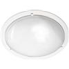 LED Universum Lampada da soffitto Lampada da parete bianca rotonda Ø38cm in vetro satinato e metallo con 2x attacco E27 per lampadina o lampade a LED | Lampada da soffitto soggiorno camera da letto