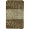 SaRani Tappeti Bagno Morbido Soffice Asciugapasso per Doccia Bidet Water Fiori Antiscivolo Gomma (Beige, Tappeto 50x80 cm)