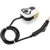 Haoxuesen Pulitore a Vapore ad Alta Pressione 1500W Portatile Multifunzione, Vapore 100°C Preriscaldamento 15s Serbatoio 1,2L 6 Livelli, Pulitore a Vapore per Pavimento Auto Cucina Bagno con Maniglia