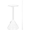HOLIDYOYO Bicchiere Da Cocktail Cannuccia, Calice Da Vino in Vetro Trasparente Per Feste Hawaiane, Decorazioni Per Bar e Discoteche, Adatto Per Bevande Fredde e Succhi, Uso Per Matrimoni e Banchetti