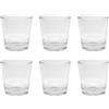 Vidivi Vetri delle Venezie Set 6 bicchieri 400 ml, in vetro trasparente (Prisma 2.4.6, Acqua)