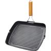 MAURY'S GRANDI MAGAZZINI ITALIANI DAL 19 Maury's Bistecchiera In Alluminio Pressofuso Antiaderente Con Manico In Legno 36 x 26 cm