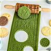 TINMIX Mattarello in rilievo per la cottura, rullo decorativo in legno per biscotti in rilievo per cucina (tipo A15)
