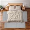 Carpetsale24, Set di 3 Tappeti Passatoia per Camera da Letto - Bouclé Argento a Tinta Unita, Facili da Pulire - 2x 60x100 cm + 1x 80x150 cm