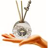 Regalami.shop 5 Bomboniere profumatore cm 7x6 in Pietra bianca completa di Scatola, Confetti, Essenza alla Lavanda, Nastro e Bigliettino Personalizzato (5, Prima Comunione)