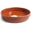 Acan Tradineur Casseruola Rotonda di Fango Adatta per Vitro e Forno - Ideale per stufati e arrosti fatti in casa - Ø 40 cm - Modello Casuale