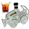 Generic Decanter da whisky da 300 ml - Contenitore creativo 3D a forma di trattore in artistico | Supporto decorativo durevole con design unico a tema auto, grappa vuota