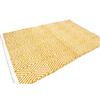 Casa Service DORA Tappeto Cotone Antiscivolo, Jaquard, Lavabile, per Bagno e Cucina (50x120cm, Yellow)