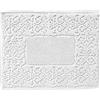 HomeLife - 1 Tappeto Bagno Assorbente Made in Italy (60x90 cm). Tappeti Cotone Lavabili Lavatrice ad Alte Temperature, Senza Antiscivolo - Tappeto Bagno Bianco Morbido e Durevole