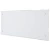 Adax Clea H - Radiatore Elettrico in Vetro | Stufetta Basso Consumo | Termosifone | Termoconvettore | Altezza 340mm | Scaldino 800W | KDT Bianco | IP24C Class II