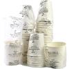 SDG PZ 100 5,5 OZ (150 ML) BICCHIERI IN CARTA BIANCHI IMBUSTATI SINGOLARMENTE IDEALI PER CAFFE, CAFFETTERIE, THE E CAFFE LUNGO, LATTE CAFFE