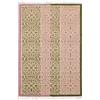 CASAVANI Tappeto Corridore Kilim Indiano Fatto a Mano 2,6x4 Tappeto di Cotone 0,48 cm di Spessore Lavabile per Interno ed Esterno Tappeto a Trama Piatta per Cucina, Letto, Ingresso