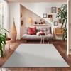 Carpettex Tappeto a pelo corto unicolore per il soggiorno, super morbido, disponibile in diverse colorazioni e dimensioni., Colore: Crema, Taglia: 200 x 290 cm