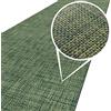 ANRO Tappeto passatoia per interni ed esterni, impermeabile, per balcone, terrazza, corridoio, resistente alle intemperie, verde, lavabile, 240 x 50 cm