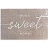 Mad about Mats Zerbino INES per esterni con scritta Home Sweet Home in beige, per esterni e interni, lavabile in lavatrice, antiscivolo, resistente, 50 x 75 cm