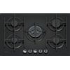 NEFF, N70, T27PIQ4S0, Piano cottura a gas da 75 cm con 5 fuochi, bruciatore wok da 4,0 kW, FlameSelect ottimizzato, 5 supporti per pentole in ghisa lavabili in lavastoviglie, quadranti spada metallici