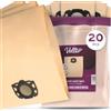 Vellto 20x Vellto Sacchetto per Aspirapolvere Compatibili con Kärcher WD4 WD5 WD6 WD5P WD6P Premium MV4 MV5 MV6 Sacchetti di Ricambio in Carta per la Polvere Sacca Filtro