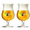 La Chouffe brasserie D 'achouffe bicchieri da mezza (mezza pinta con marchio CE alla linea) (set di 2)