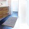 casa pura Tappeto da Bagno Shaggy, Assorbente Sky Tappeto Bagno Antiscivolo - Pelo Alto e Morbido in 12 Colori e Varie Misure - Grigio Chiaro - 60x100 cm