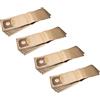 vhbw 20x sacchetto compatibile con Kärcher NT 561 Eco, NT 561 Eco M, NT 561 Eco Craft, NT 561 Eco TE aspirapolvere - 39cm x 20cm Marrone