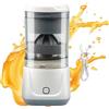 Generic Spremiagrumi automatico a separazione, 2025 nuova macchina portatile senza fili, spremiagrumi ricaricabile con cavo USB e spazzola per la pulizia, spremiagrumi multifunzionale per la casa