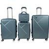 PASSION GLAPA Set di 4 Valigie con Rotelle Girevoli a 360°, Beauty Case Incluso, Trolley da Viaggio, Serratura di Sicurezza, Adatto per Tutti i Tipi di Viaggi (OTTANIO)