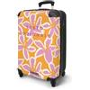 NoBoringSuitcases.com® Trolley Bagaglio a Mano 55x40x20, Bagaglio da 10 kg con Ruote, Valigia Rigida Leggera, Trolley Cabina con Motivo Floreale, Disponibile in Diversi Design, Valigia per Aereo
