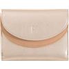 DUDU Portafoglio Donna Vera Pelle RFID con Portamonete, Portafogli Colorato a Doppia Patta Porta Carte di Credito Porta Banconote Ballerina