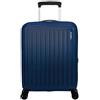 American Tourister Trolley rigido, bagaglio a mano, realizzato in POLIPROPILENE robusto e antigraffio. Molto pratico e super leggero, dispone di due ampi scomparti, divisorio nel comparto superiore e
