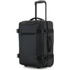 NPLE Nomad Zaino Trolley da Viaggio 2in1, Convertibile Zaino/Valigia, Nero, Poliestere Impermeabile, 55x35x20 cm, con Ruote Scorrevoli e Chiusura TSA