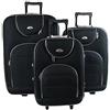 OR&MI SET DA VIAGGIO 3 PEZZI VALIGIE VALIGIA TRIS TROLLEY NERO EASY JET RAIANAIR …