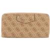 GUESS Eco Brenton SLG Large Zip Around Wallet L Latte Logo