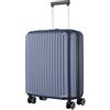 R.Leone Ryanair 55x40x20 cm Valigia Trolley Bagaglio a mano 4 Ruote in ABS Autonomo 999 (Blu, Valigia 55x40x20 cm)