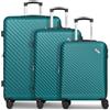 Check in CHECK.IN Paradise 2.0 Parent, verde smeraldo, Kofferset + (3-teilig), Bagaglio rigido