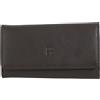 DUDU Portachiavi Classico in Vera Pelle Uomo Donna Multicolore a 6 Ganci Coffee brown