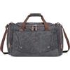 Bagwise Borsone da Viaggio in Tela - Borsa Weekender Impermeabile, Borsa Sportiva Uomo Donna, Bagaglio a Mano in Canvas con Tracolla Removibile (Nera)