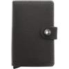 Secrid Miniwallet, portafoglio porta carte-banconote in vera pelle (Testa di moro)