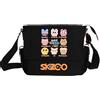KASENFASHION Harajuku - Borsa a tracolla elegante per adolescenti e fan, Nero/1, 29*24*9cm, Zaino