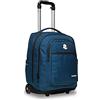 Invicta Trolley BUMP PLAIN, Blu - 2 Scomparti + 2 Tasche Frontali + Tasca Porta Borraccia - Maxi Capienza 42 LT - Scuola, Viaggio & Tempo Libero