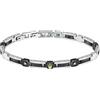 Maserati Bracciale Uomo in Acciaio, Ceramica, IP Oro Giallo, IP Nero, Collezione Ceramic - JM423ATZ30